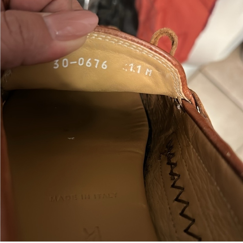 Trask Men’s Woven Leather Loafers Size 41.1M | Vibram Sole | Brown EU Size 41.1 - Picture 8 of 9